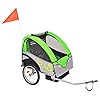 Fietsaanhanger voor kinderen, maximale draagkracht 30 kg, inklapbaar voor eenvoudig transport en opslag, geschikt voor 1…