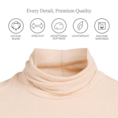 Image of Lands' End Women's Jersey Knit Turtleneck