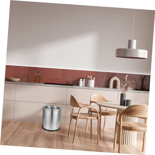 Bote de basura rectangular de acero inoxidable 13 gal miniatura 3