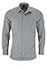 Produktbild Olymp Herren Hemd Level 5 Body Fit Langarm, Silber, 40