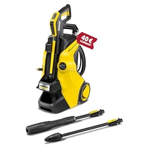 Kärcher Hochdruckreiniger K 5 Power Control, Druck: max. 145 bar, Fördermenge: 500 l/h, Flächenleistung: 40 m²/h, Wasserfilter, Gewicht: 13 kg, Hochdruckschlauch und -pistole, Dreckfräser, Strahlrohr