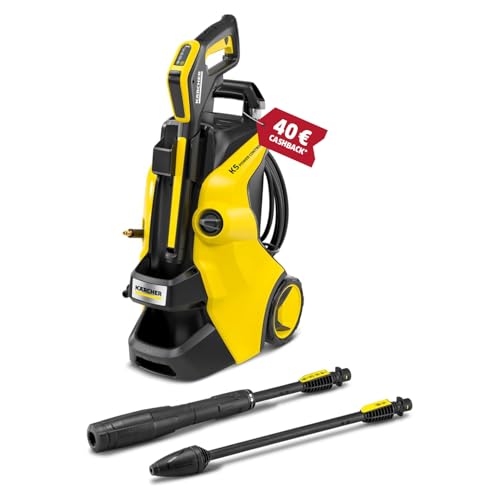 Kärcher Hochdruckreiniger K 5 Power Control, Druck: max. 145 bar, Fördermenge: 500 l/h, Flächenleistung: 40 m²/h, Wasserfilter, Gewicht: 13 kg, Hochdruckschlauch und -pistole, Dreckfräser, Strahlrohr