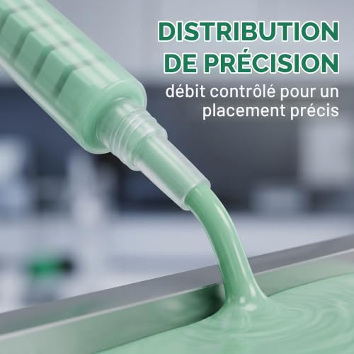 DBCEJF 30 Pcs Buse de Mélange Époxy - Mélangeur Statique pour Colle Bi-Composant et Résine, Canule pour Pistolet à Colle AB, Longueur 83mm, Embout pour Scellement Chimique et Plastique – vue 5