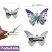 Paderison 20Pcs Butterfly Hair Clips Moving Rainbow Glitter Clips Fairy Accessories for Women Hair Accessories for Teens Colorful Hair Clips