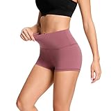 LXNMGO Women's 2' High Waist Yoga Shorts Tummy Control Biker Running Workout Compression Shorts for...