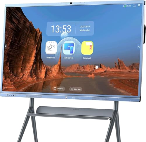 JYXOIHUB Smart Board Collaboration Hub, 4K Digital Electronic Whiteboard for Classroom and Business, Interactive Whiteboard with Video Conference System (Smart Board Only)