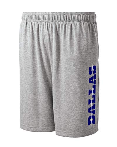 Wally's Custom Apparel Dallas Shorts with Pockets Gray Small - 2XL (XX-Large)