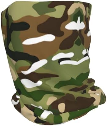 (Abstract Camouflage) Multi-Functional Convertible Brimless Hat for Daily Outdoor Travel Use image 5