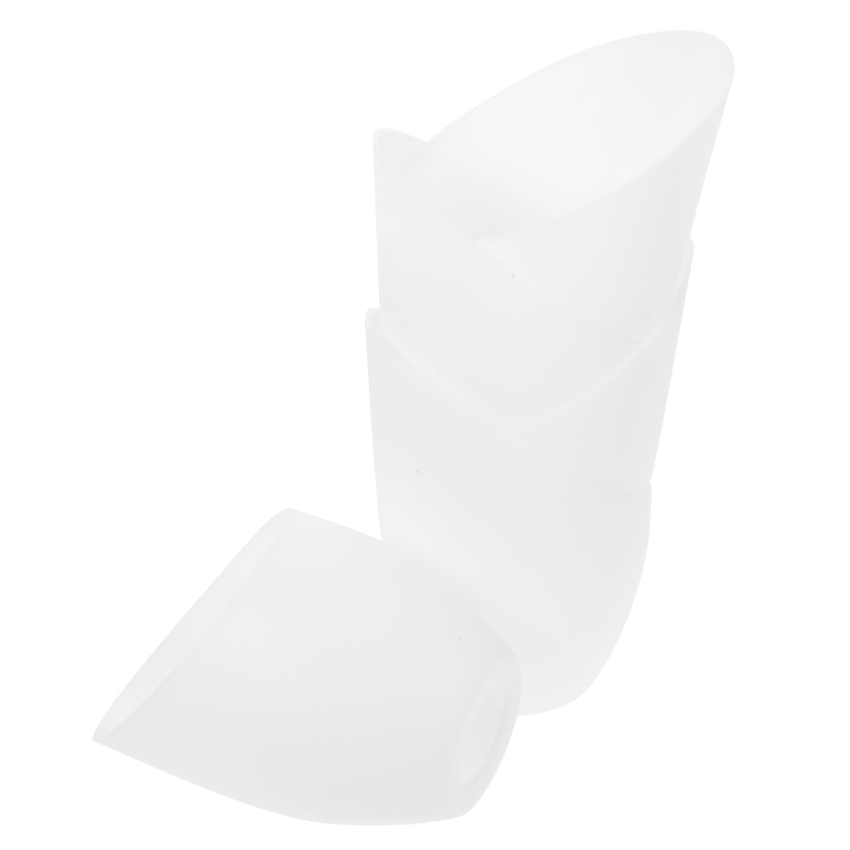 Baluue 5pcs Paralume di Plastica di Ricambio Ferro di A Ferro Di Cavallo Copertura Bianca Di Ricambio Per Lampada Camera A Più Teste