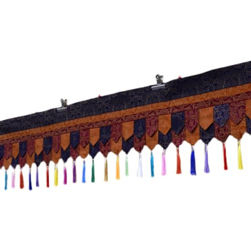 Maison décoration style tibétain avec textile ethnique de qualité supérieure