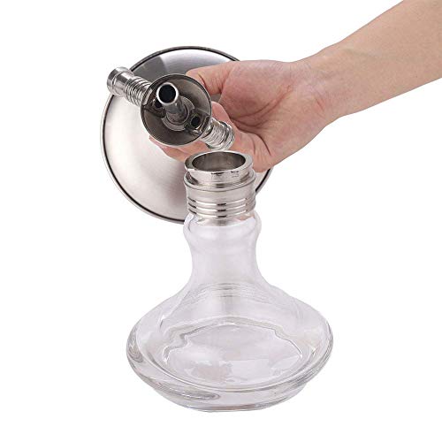 BGSFF Shisha Shisha, LED transparentes Acryl Shisha Set, mit Silikonschale, Schlauch, Holzkohlenhalter Komplettset LED… – Bild 6