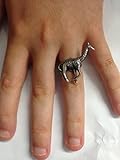 sophie la girafe ring teether Handgefertigt in Sheffield Damen-Ring, Giraffe, R115, englisches Zinn, verstellbar, handgefertigt in Sheffield