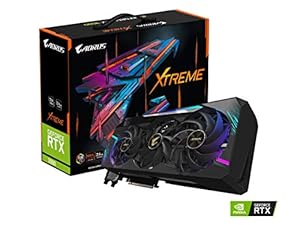 Gigabyte AORUS GeForce RTX 3090 Xtreme 24G Grafikkarte, Max Covered Cooling, 24GB 384-Bit GDDR6X, GV-N3090AORUS X-24GD Grafikkarte