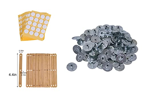 Yijiaxiang Candle Wick,200 Ft 35 Ply Candle Wicks Roll,Candle Wicks For Candle Making With Wick Stickers,Wick Holders,And Wick Bases. #TOP2