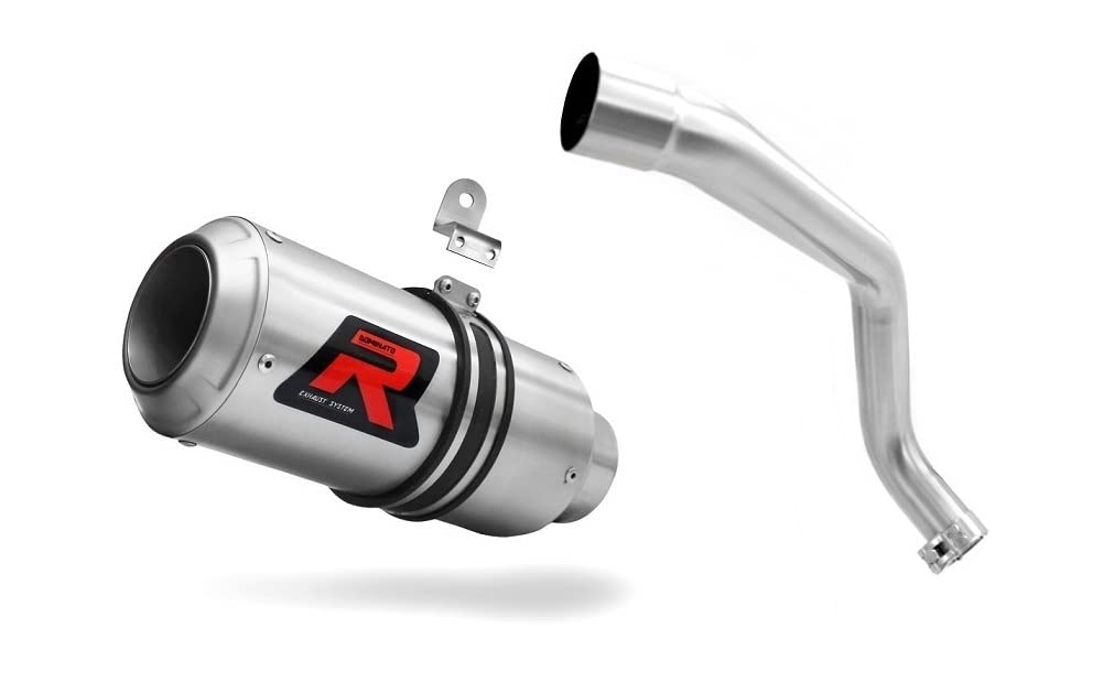 DOMINATOR Terminale di Scarico Marmitta Silenziatore GP compatibile con CB 600F HORNET 1998-2002