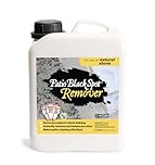 Patio Black Spot Remover for Natural Stone – Patio Cleaner and Restorer for Indian Sandstone, Limestone, Yorkstone Paving Slabs – Remove Black Lichen, Green Algae and White Fungi – Biodegradable – 2 L
