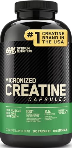 Best Creatine for Women Over 40: A Trainer's Honest Guide to Muscle, Energy & Brain Health 11 Optimum Nutrition Creatine, Micronized Creatine Monohydrate Capsules, Supports Strength & Recovery, Banned Substance Tested, 2.5g per Serving, 150 Servings, 300 Count