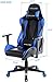 GTRACING Gaming Chair Racing Office Computer Game Desk Chair Ergonomic Backrest and Seat Height Adjustment Swivel Rocker with Headrest and Lumbar Pillow E-Sports Chair Black (Blue)