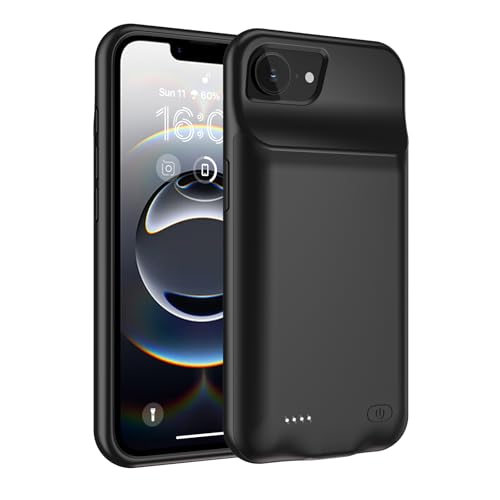 �o�b�e���[�P�[�X iPhone16e �Ή� �P�[�X�^�o�b�e���[ �V���R�� ���� 6050mAh �����^�݌v �y�� �o�b�e���[���� �ϏՌ� �}�� �[�d�P�[�X �S�ʕی� �P�[�X �ʋ� ���s �o�� ���o�C���o�b�e���[ ��