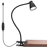 ♣ GEZIELTE BELEUCHTUNG & FLEXIBLER 360 ° -HALS: Durch die konzentrierte Beleuchtung des Klemmlichts wird genügend Licht abgegeben, damit Sie Bücher lesen können, ohne andere durch blendende Lichter zu beeinträchtigen. Mit dem 360 ° -flexiblen Schwanenhals können Sie Ihre Lichtquelle optimieren und die Beleuchtungsposition und den Beleuchtungswinkel einfach einstellen.