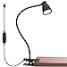 Produktbild Semlos 14 LED Klemmleuchte Leselampe - 3-Farbtemperatur, 5 Helligkeit dimmbar, Auto-Off und Speicherfunktion, Augenschutz Schreibtischlampe, 360° Flexibel Schwanenhals USB Nachtlicht (No Adapter)