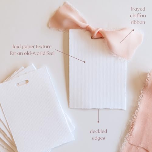 Placecards for Weddings, Blank Wedding Place Cards, Table Name Cards for Table Setting, baby shower decorations, blush pink table decor, bridal shower table decorations, Set of 20 (Pink) - Thumbnail 6