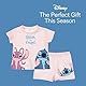 Disney Stitch und Angel T-Shirt und Shorts für Babys Mädchen, 2-Teiliges Pyjama-Set aus Weicher Baumwolle für Babys, Größe 24 Monate | Rosa