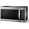 MAGNAVOX HOME 1.7 Cu. Ft. Over-the-Range Microwave Oven, 1000W Stainless Steel Microwave with 300 CFM Vent Fan, Ductless Installation, LED Display, Auto Cook Presets & Child Lock