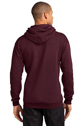 Port & Company Men's Classic Pullover Hooded Sweatshirt Maroon2