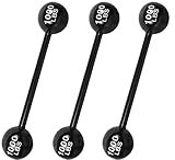 LIYDE 3 PCS Giant Inflatable Dumbbell Barbell - Carnival Circus Birthday/Halloween Party Decorations Supplies Fake Weights Cosplay Props - Blow Up Costume Photo Booth Props Accessory