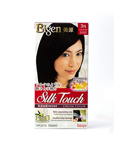 BIGEN Hoyu Bigen Silk Touch Hair Color, 3n Brownish Black (Pack Of 6)