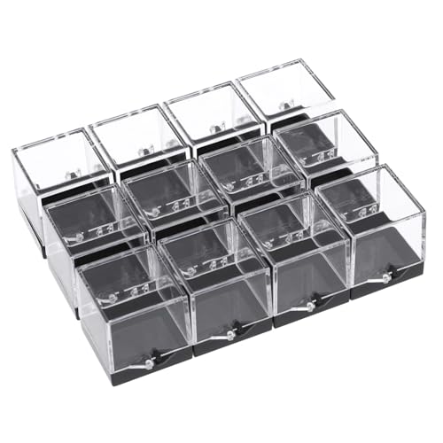 Holibanna Caja De Mineral Transparente De Almacenamiento Querida Acrílica Caja Expositora Minerales 35x35x35 Cm