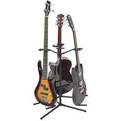 Chord Petit GS-3 Triple support pour guitare avec support cou - Les Beatles, Paul McCartney, John Lennon, RIngo Starr, George Harrison Chord Petit GS-3 Triple support pour guitare avec support cou – Image 2