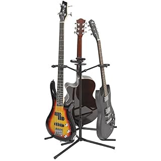 Chord Petit GS-3 Triple support pour guitare avec support cou - Les Beatles, Paul McCartney, John Lennon, RIngo Starr, George Harrison Chord Petit GS-3 Triple support pour guitare avec support cou – Image 2