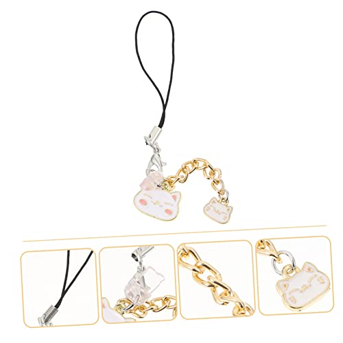 Hemobllo 2 Pçs Plugue De Poeira Pingente USB Baterias De Bateria Para USB Drive Telefone Cordão Deco