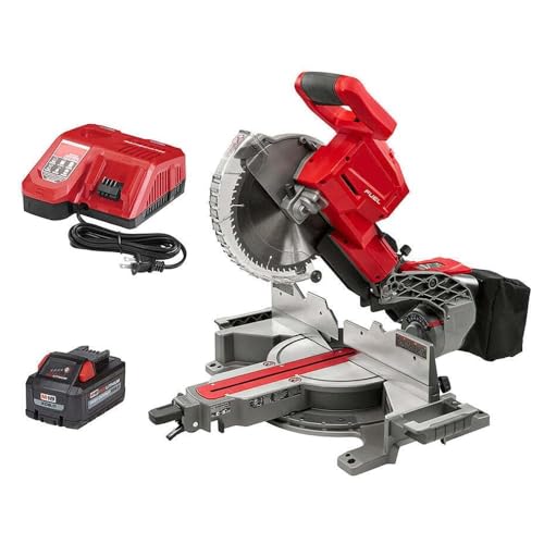 Image of Suitable for Milwaukee 2734-21 M18 FUEL 18V 10"" Dual Bevel Sliding Compound Miter Saw Kit, Max Blade Speed: 4,000 Rpm, Red, Gra