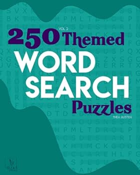 Paperback 250 Themed Word Search Puzzles: For Adults & Seniors - Vol. 2 Book