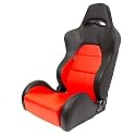 AutoStyle Sportsitze 'Eco' - Schwarz/Rot Kunstleder