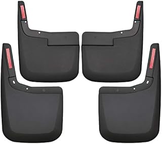 Husky Liners Mud Guards | Front and Rear Mud Guards - Black | 58446 | Fits 2015-2020 Ford F-150 w/o OEM Fender Flares 4 Pcs