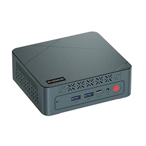 BOSGAME Mini PC E3, Intel 13th N150 (hasta 3.6 GHz) 16 GB DDR4 RAM 512 GB SSD Mini computadora de escritorio, Micro PC Soporte 4K Dual HDMI Display/WiFi 5/BT5.0/USB 3.2/2.5G Puerto LAN