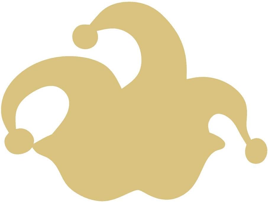 Masquerade Mask Cutout Unfinished Wood Mardi Gras Halloween Door Hanger MDF Shape Canvas Style 2 (12)