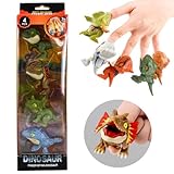 Bebê Dinossauro Articulado Morde Dedo 6x4x8 Cm, 4 Peças