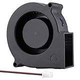 Wathai 75mm x 30mm DC Blower Fan 24V Brushless Cooling Fan for Receiver AV Cabinet PS4 PC Laptop