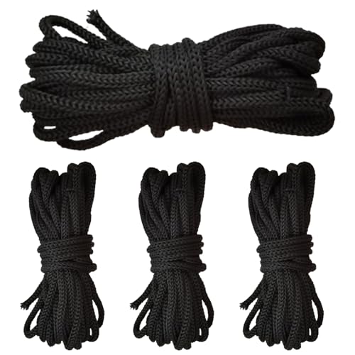 Trampoline Net Cords, 4pcs Strong Load-Bearing Netting Cords for Trampoline Parts, PP Ideal for Bundling Luggage and Clothes, Durable Material, 181.1 Inches