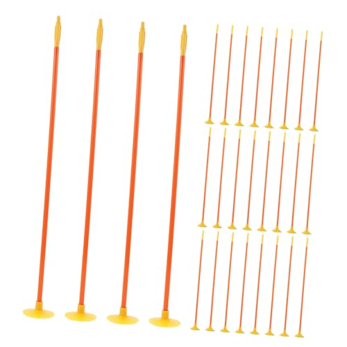 Flechas de ventosa Kisangel (40 uds) con punta de goma y tubo organizador