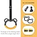 DaJueZhan Gymnastics Rings, Professional Children's Home Fitness Equipment, Children's Adjustable Harness Strength Training Rings, Indoor Gymnastics Rings (Yellow)