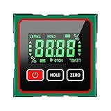 BTDCVS Rechargeable Digital Meter Four Magnets Design Electronic Inclinometer for Metal and Woodworking Digital Inclinometer with USB Charging