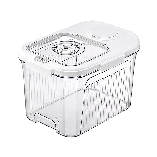 穀物米貯蔵ビンクリアプルーフ組織ホルダー野菜果物イチゴバナナライスキャニスター