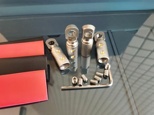 Tialecci TC84104 4 Gauge Wire Terminal Connector 5/16 Ring Wiring Terminals 4Awg Power Wire Lugs thumb #4