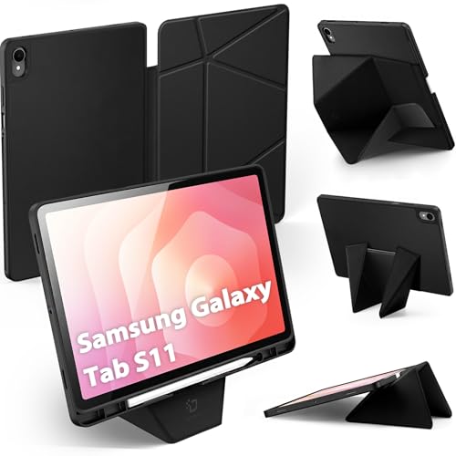 Étui Samsung Galaxy Tab S11 11" DUX DUCIS noir avec porte-stylo et support antichoc